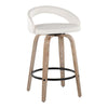 Grotto Upholstered 26" Fixed-Height Counter Stool - Set of 2