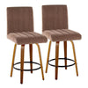 Hank 26" Fixed-Height Counter Stool - Set of 2