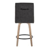 Hank 26" Fixed-Height Counter Stool - Set of 2