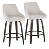 Hannah 26" Fixed-Height Counter Stool - Set of 2