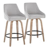 Hannah 26" Fixed-Height Counter Stool - Set of 2