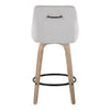 Hannah 26" Fixed-Height Counter Stool - Set of 2