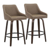 Hannah 26" Fixed-Height Counter Stool - Set of 2
