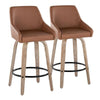 Hannah 26" Fixed-Height Counter Stool - Set of 2