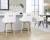 Hannah 26" Fixed-Height Counter Stool - Set of 2