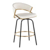 Jie 26" Fixed-Height Counter Stool - Set of 2