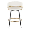 Jie 26" Fixed-Height Counter Stool - Set of 2