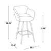Margarite 26" Fixed-Height Counter Stool - Set of 2