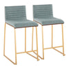 Mason Mara 26" Fixed-Height Counter Stool - Set of 2