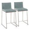 Mason Mara 26" Fixed-Height Counter Stool - Set of 2