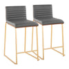 Mason Mara 26" Fixed-Height Counter Stool - Set of 2
