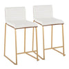 Mason Mara 26" Fixed-Height Counter Stool - Set of 2