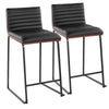 Mason Mara 26" Fixed-Height Counter Stool - Set of 2