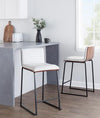 Mason Mara 26" Fixed-Height Counter Stool - Set of 2