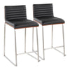Mason Mara 26" Fixed-Height Counter Stool - Set of 2