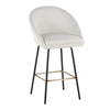 Matisse High Back 26" Fixed-Height Counter Stool - Set of 2