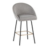 Matisse High Back 26" Fixed-Height Counter Stool - Set of 2