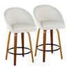 Matisse Highback 26" Fixed-Height Counter Stool - Set of 2