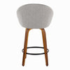 Matisse Highback 26" Fixed-Height Counter Stool - Set of 2