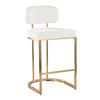 Mid-Back Demi 26" Fixed-Height Counter Stool - Set of 2