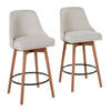 Marcel Upholstered 26" Fixed-Height Counter Stool - Set of 2