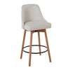 Marcel Upholstered 26" Fixed-Height Counter Stool - Set of 2