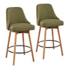 Marcel Upholstered 26" Fixed-Height Counter Stool - Set of 2