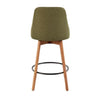 Marcel Upholstered 26" Fixed-Height Counter Stool - Set of 2