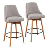 Marcel Upholstered 26" Fixed-Height Counter Stool - Set of 2