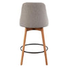 Marcel Upholstered 26" Fixed-Height Counter Stool - Set of 2