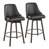 Marcel Upholstered 26" Fixed-Height Counter Stool - Set of 2