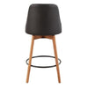 Marcel Upholstered 26" Fixed-Height Counter Stool - Set of 2