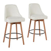 Marcel Upholstered 26" Fixed-Height Counter Stool - Set of 2