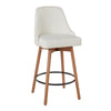 Marcel Upholstered 26" Fixed-Height Counter Stool - Set of 2