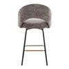 Renee Upholstered 26" Fixed-Height Counter Stool - Set of 2