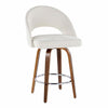 Renee Upholstered 26" Fixed-Height Counter Stool - Set of 2