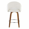 Renee Upholstered 26" Fixed-Height Counter Stool - Set of 2