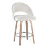 Renee Upholstered 26" Fixed-Height Counter Stool - Set of 2
