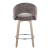 Renee Upholstered 26" Fixed-Height Counter Stool - Set of 2