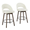 Renee Upholstered 26" Fixed-Height Counter Stool - Set of 2