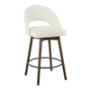 Renee Upholstered 26" Fixed-Height Counter Stool - Set of 2