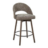 Renee Upholstered 26" Fixed-Height Counter Stool - Set of 2