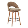 Renee Upholstered 26" Fixed-Height Counter Stool - Set of 2