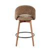 Renee Upholstered 26" Fixed-Height Counter Stool - Set of 2
