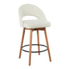 Renee Upholstered 26" Fixed-Height Counter Stool - Set of 2