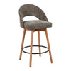 Renee Upholstered 26" Fixed-Height Counter Stool - Set of 2