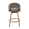 Renee Upholstered 26" Fixed-Height Counter Stool - Set of 2
