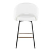 Renee Upholstered 26" Fixed-Height Counter Stool - Set of 2