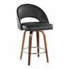 Renee Upholstered 26" Fixed-Height Counter Stool - Set of 2
