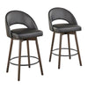 Renee Upholstered 26" Fixed-Height Counter Stool - Set of 2